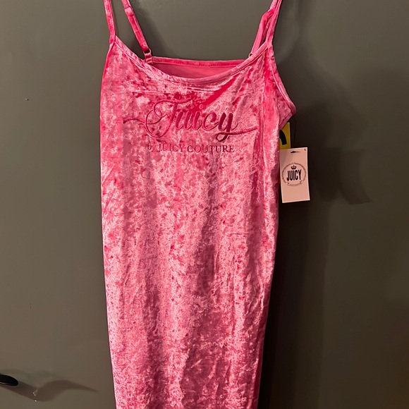 pink juicy couture velour dress - Picture 1 of 3